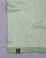 Formin Pistachio Green Knitted Cotton Polo T-Shirt
