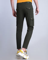 Hunter Green Stretch Cotton Cargo