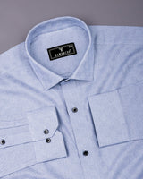 Lufkin Gray Dobby Check Premium Giza Shirt