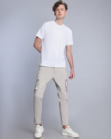 Pletinum Gray Stretch Cotton Cargo