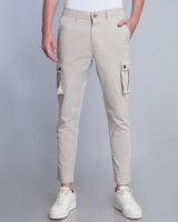 Pletinum Gray Stretch Cotton Cargo