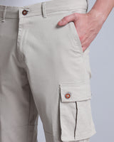 Pletinum Gray Stretch Cotton Cargo