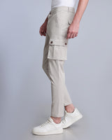 Pletinum Gray Stretch Cotton Cargo