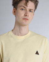 Corn Yellow With Black Premium Cotton Designer T-shirt