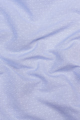 Powder white with royal blue graph check shirt