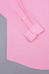 Watermalon pink with white mini micro check shirt