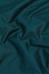 Castleton green cotton satin shirt