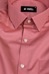 Thulian pink cotton satin shirt