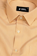 Mustered Yellow Micro Houndstooth Shirt
