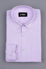 Mauve purple dobby texture shirt