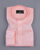 Lemonade Pink Geometrical Printed Cotton Shirt