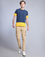 Sandstone Khaki Stretch Cotton Cargo