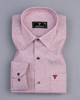 Devon Maroon With White Box Premium Cotton Gizza Shirt