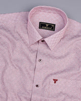 Devon Maroon With White Box Premium Cotton Gizza Shirt