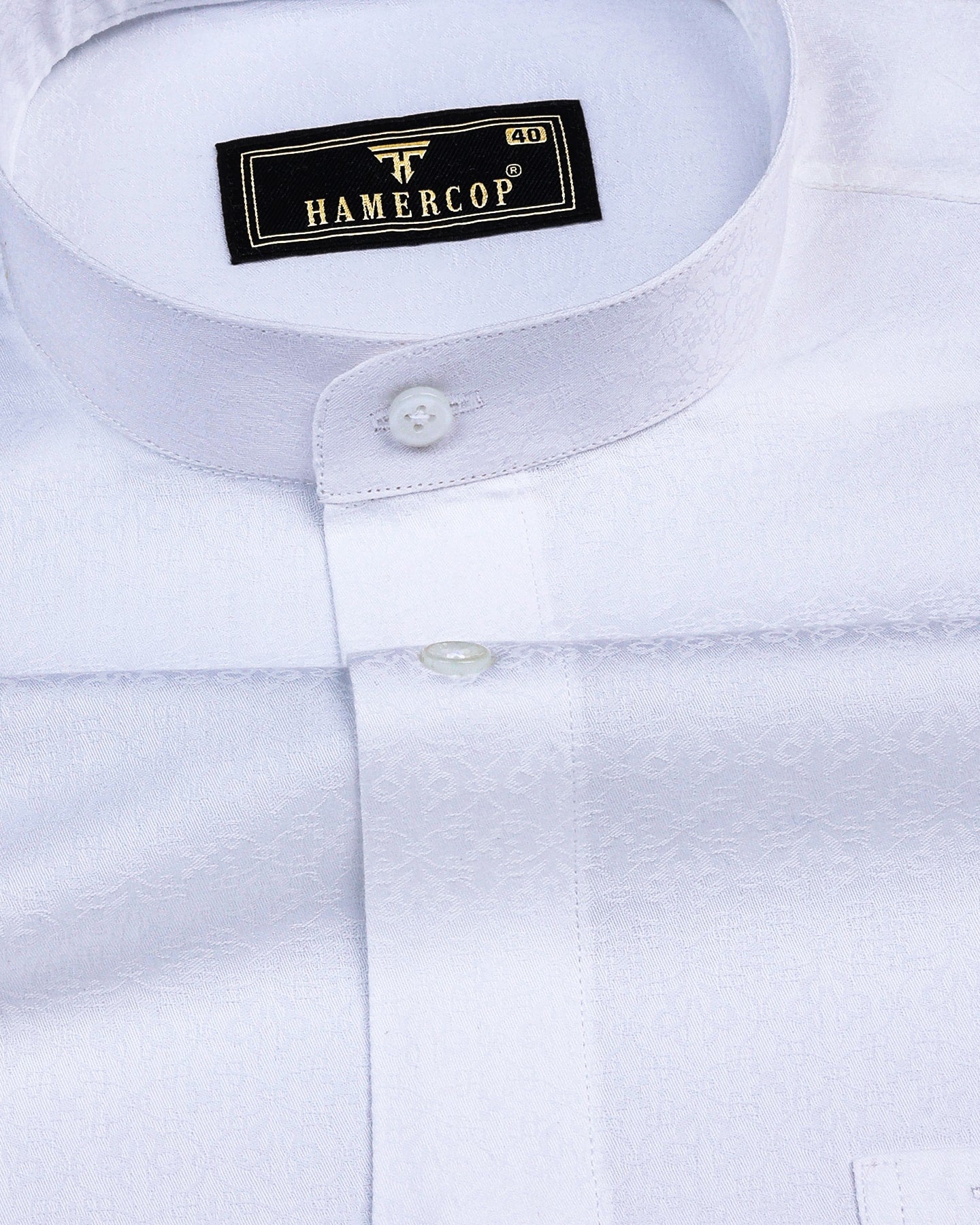White Jacquard T-Shirt
