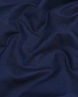 Hapton NavyBlue Oxford Solid Cotton Shirt