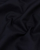 Deep Black Dobby Texture Solid Premium Cotton Shirt