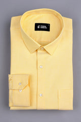 Shandy Yellow oxford cotton shirt
