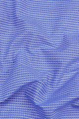 White with Royal blue square printed shirt
