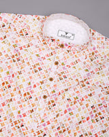 Blossom Multicolor Embroidery Art Cotton Shirt Style Kurta