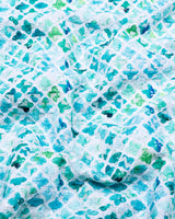 Blossom Blue Embroidery Art Cotton Shirt Style Kurta