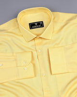 Ripe Banana Yellow Oxford Cotton Formal Shirt