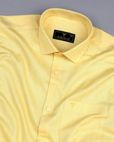 Ripe Banana Yellow Oxford Cotton Formal Shirt