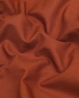 Burnt Orange Dobby Textured Shirt Style Kurta