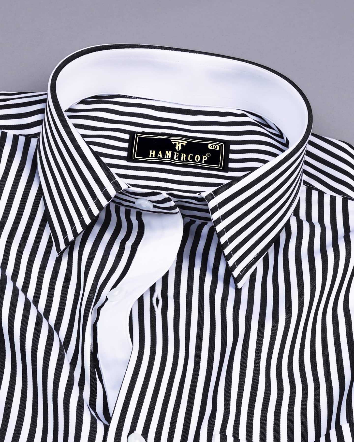 Single Black Emblem Stripe Shirt main image 0
