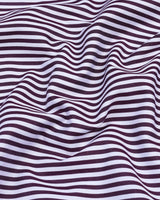 Destiny Purple With White Stripe Premium Giza Designer Shirt