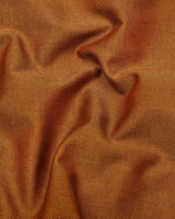 Curry Mustard Yellow Dobby Textured Cotton Shirt Style Kurta