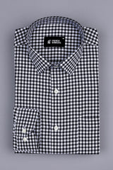 Classic Black with white twill check shirt