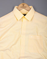 Navajo Yellow Oxford Cotton Plain Formal Shirt