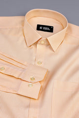 Dapper Orange mini check shirt