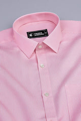 Masculine dark pink stripe shirt