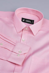 Masculine dark pink stripe shirt