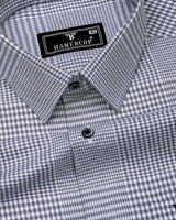 Corozal Black With White Check Premium Giza Shirt