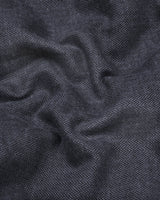 Zombie Gray Zigzag Texture Plaid Flannel Cotton Shirt