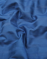 Scarpa Blue With Black Stripe Premium Cotton Shirt