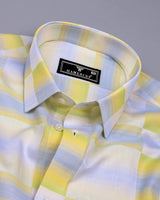 Minion Yellow Check Premium Giza Cotton Shirt