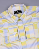 Minion Yellow Check Premium Giza Cotton Shirt