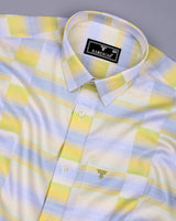 Minion Yellow Check Premium Giza Cotton Shirt
