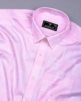 Pink Pearl Jacquard Check Premium Giza Shirt