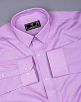 Pearly Purple Oxford Cotton Plain Formal Shirt