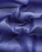 Admiral Blue Multi Stripe Formal Cotton Shirt