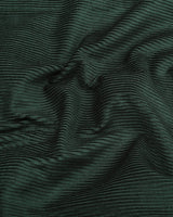 Hunter Green Corduroy Premium Cotton Solid Shirt