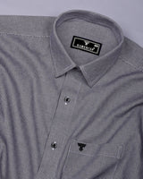 Tropsin Black Houndstooth Dobby Check Premium Giza Shirt