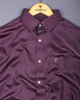 Stilet Onion Pink Dobby Texture Cotton Shirt