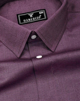 Stilet Onion Pink Dobby Texture Cotton Shirt