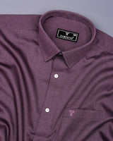 Stilet Onion Pink Dobby Texture Cotton Shirt